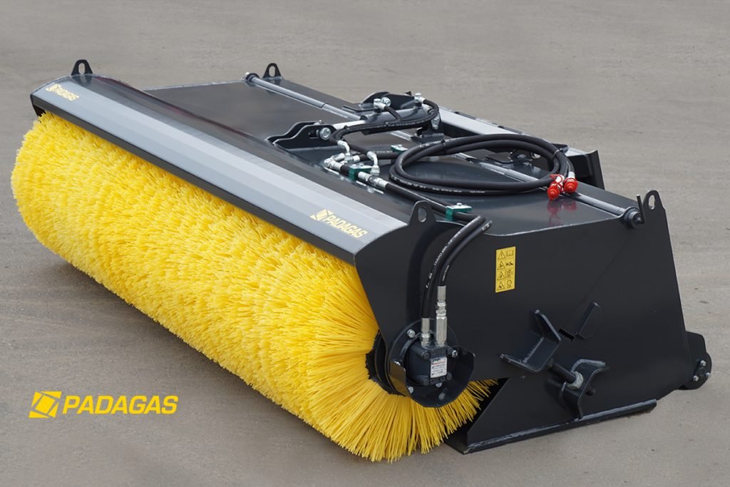 Sweeping machines BS with collection bunker for dust.