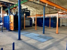 Soon we will start to work with automatic sand blasting machine and a powder coating line!